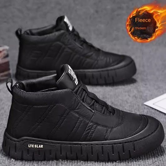 High-top Cotton Shoes Men's Outdoor Cold-resistant Waterproof Non-slip. - PryTheory
