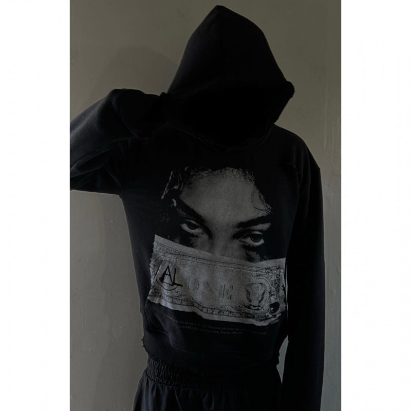 Personalized Dark Printed Hoodie
