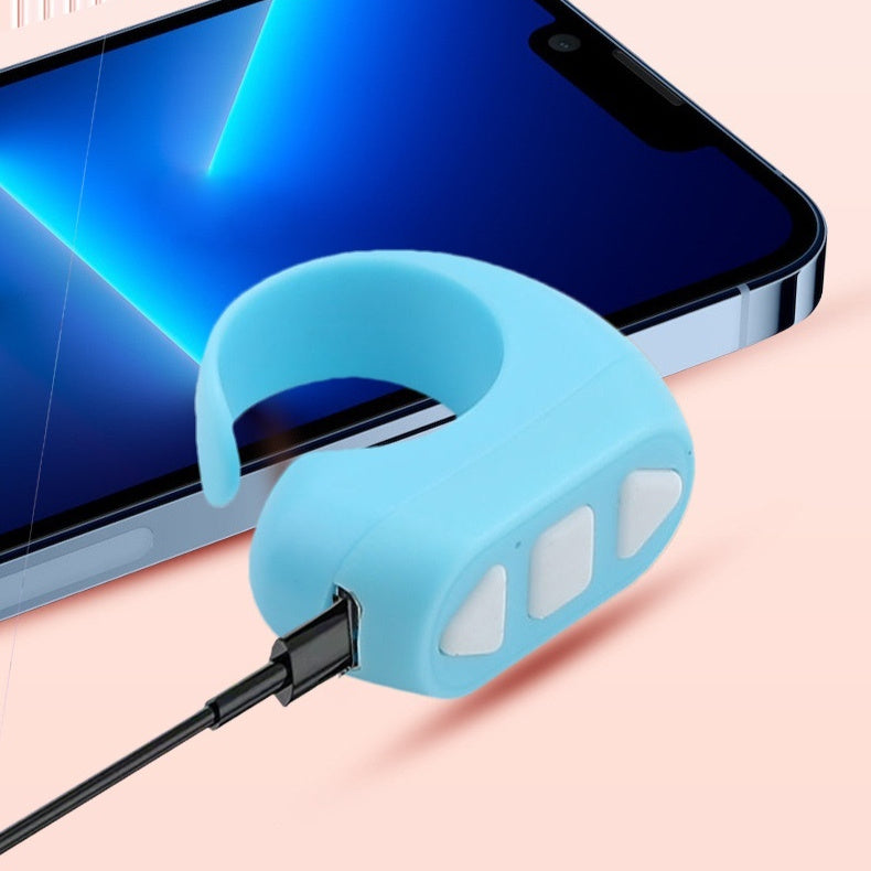 Ring Bluetooth Remote Control Lazy People Brush Magic Tool