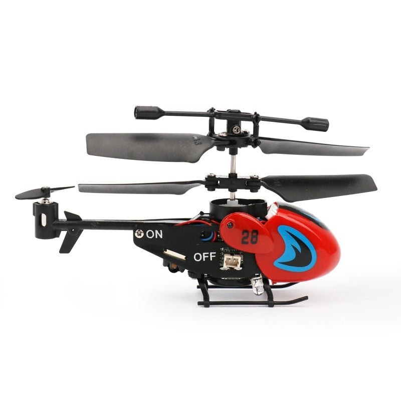 Mini Helicopter 35 Channel Crash-Resistant Remote Control  Pocket Fingertip Flyer Model Kids Toy Plane