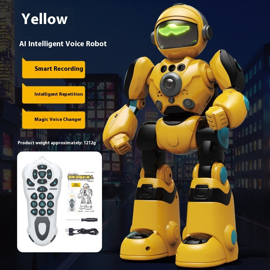Children's Large Intelligent Remote Control Programming Interactive Robot Model